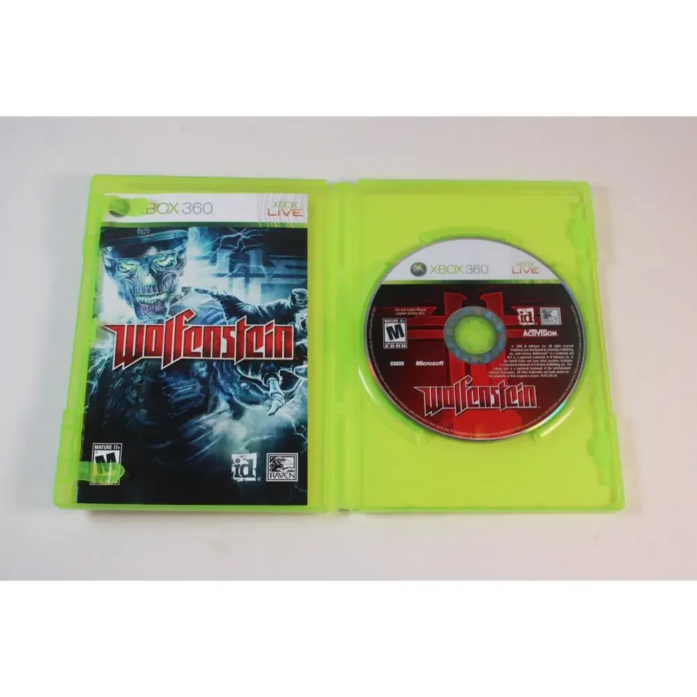 Wolfenstein (Microsoft Xbox 360, 2009) Authentic, complete, tested/works